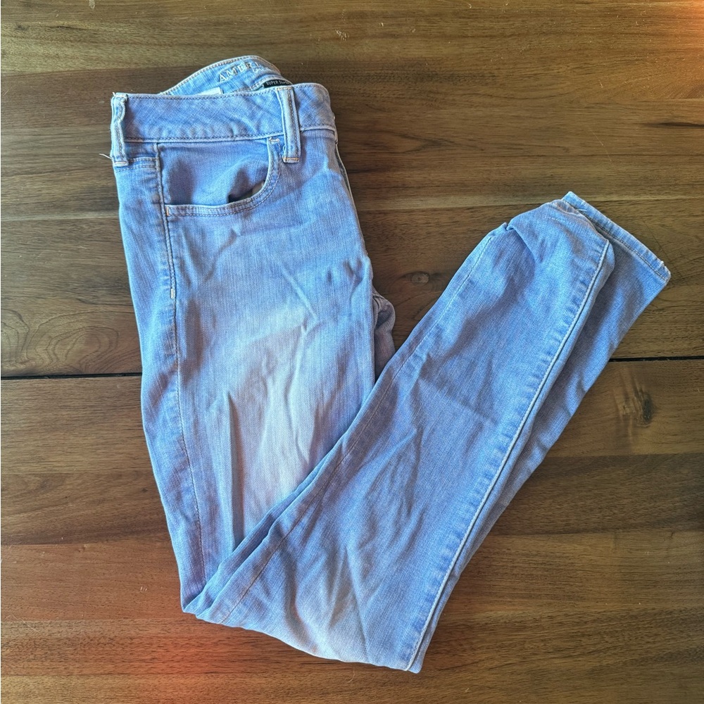 american eagle super super stretch jeans